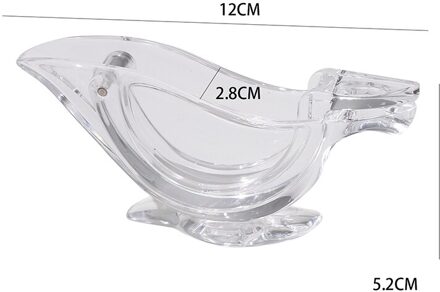Acrylic Lemon Clip Manual Transparent Fruit Juicer Household Kitchen Gadget ABS Boat Juicer Fruit Manual Juicers Manual Food
