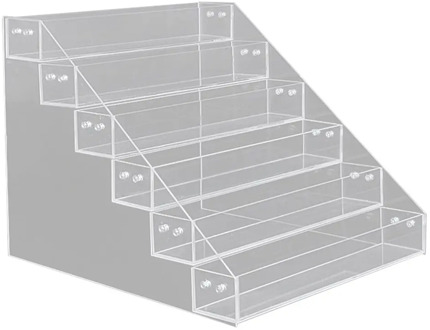 Acrylic Nail Polish Display Stand Multi-Layer Plastic Transparent Frame Mask Lipstick Display Rack Cosmetic Storage Box
