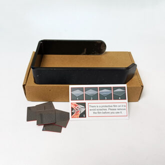 Acrylic Wall Mounted Black Toilet Paper Holder Tissue Paper Holder Roll Holder Bathroom Accessories nieuw zwart