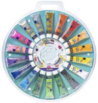 Acrylverf - multikleur - set van 19