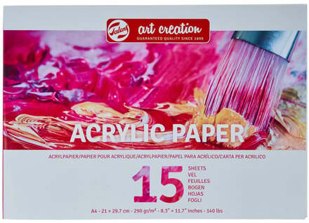 acrylverf papier - wit - FSC mix