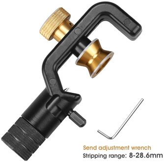 ACS-2 8-28.6Mm Ftth Gepantserde Kabel Stripper Longitudinale Horizontale Kabel Schede Snijder Ftth Gepantserde Glasvezelkabel Slitter 8-28MM