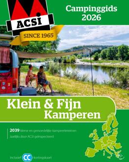 Acsi Klein & Fijn Kamperen Gids 2026 - Acsi Campinggids - ACSI