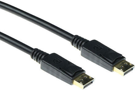 ACT 1 meter DisplayPort cable male - male, power pin 20 niet aangesloten