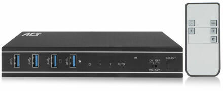 ACT 2-poorts HMDI 4K KVM switch