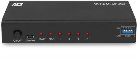 ACT 4K HDMI splitter 1-in-4 out