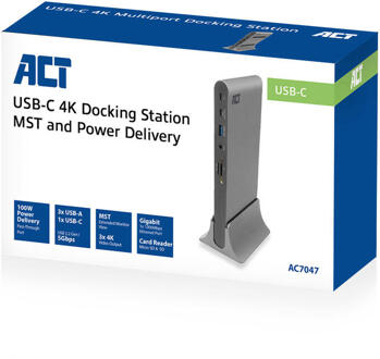 ACT AC7047 3 monitoren HDMI dock