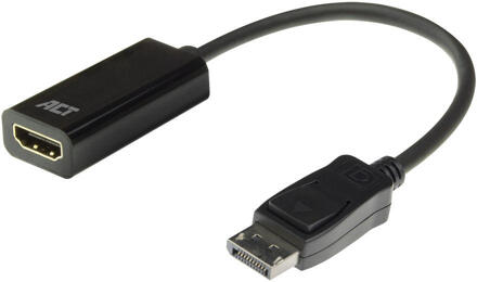 ACT AC7555 verloopkabel - DisplayPort naar HDMI - 0,15 meter