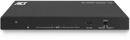ACT AC7832 4K HDMI splitter 1-in-4 out