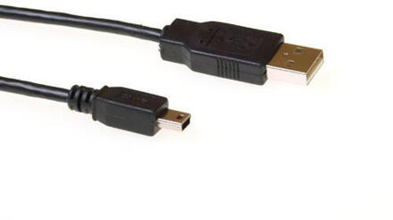 ACT Intronics USB 2.0 aansluitkabel USB A male - USB mini B5 male