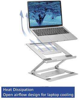 ACT opvouwbare laptop standaard - Grijs