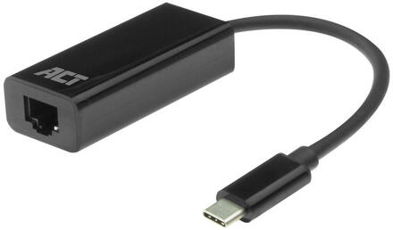 ACT USB-C naar Gigabit adapter zwart