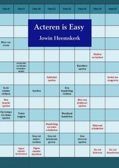 Acteren is easy - Boek Jowin Heemskerk (9463188592)