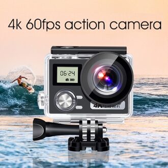 Actie Camera 4K Hd Anti-Shake 30M Onderwater Waterdichte Ultra-Dunne Wifi Camera Met Camera Accessoires kit