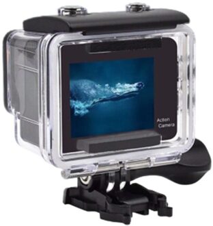 Actie Camera 4K Ultra Hd 30fps Wifi 170D Onderwater Waterdichte Helm Actie Cam Video-opname Camera 'S Sport Cam Grijs