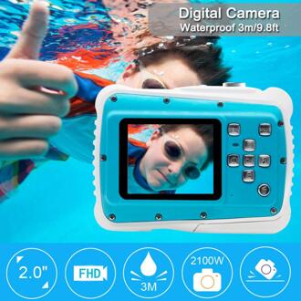 Actie Camera Kids Onderwater Digitale Camera Waterdichte Dual Screen Full Hd Video Recorder 32G Professionele Kinderen Camera