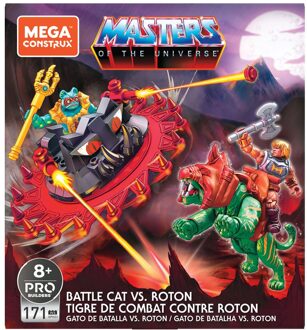 Actiefiguren Mattel Universe Battle Cat vs Roton 5 Onderdelen Multikleur