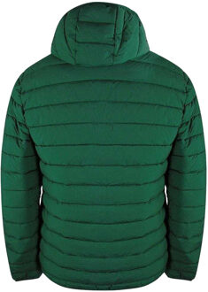 Actieve gewatteerde jas met capuchon voor heren (Jager Groen) - maat L