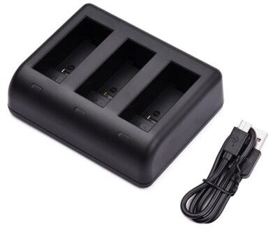 Action Camera Battery Charger 3 slot Fast Charging