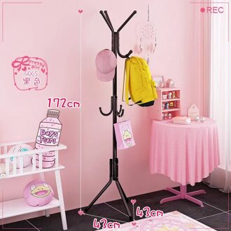 Actionclub Eenvoudige Metalen Ijzeren Kapstok Vloerstaande Kleren Opknoping Opslag Plank Kleerhanger Rekken Slaapkamer Meubels 03