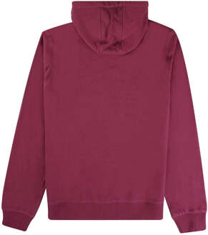 Active Big Logo Burgundy Hoodie Donkerrood - S