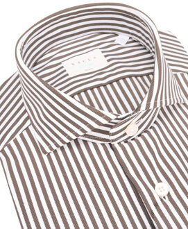 Active dress shirt - maat 38 (S) Bruin