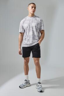 Active Oversized Camo Training Dept T-Shirt Set, Black - L