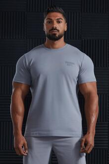 Active Slim Fit Training Dept Performance T-Shirt, Light Grey - XL