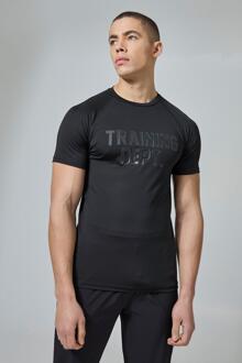 Active Training Dept Muscle Fit T-Shirt, Black - XL