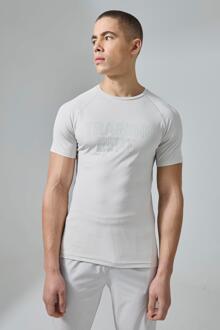 Active Training Dept Muscle Fit T-Shirt, Light Grey - XL