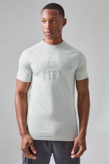 Active Training Dept Muscle Fit T-Shirt, Stone - L