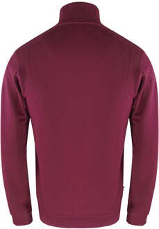 Active Zip Up Burgundy Sweatshirt Donkerrood - M