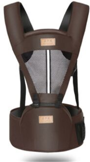 Activiteit Accessoires Baby Carrier Met Hip Seat Verwijderbare Multifunctionele Taille Ondersteuning Kruk Band Rugzakken Carriers koffie