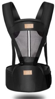 Activiteit Accessoires Baby Carrier Met Hip Seat Verwijderbare Multifunctionele Taille Ondersteuning Kruk Band Rugzakken Carriers zwart