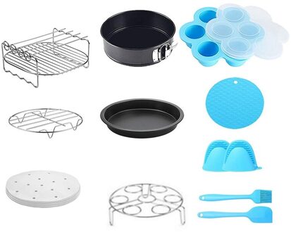 Ad-Lucht Friteuse Snelkookpan Accessoires Compatibel Voor Ninja Foodi 8 Qt-Inclusief Springvorm