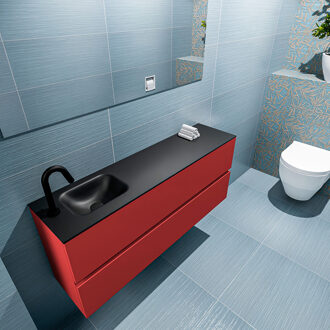 ADA 120cm toiletmeubel fire. LEX wastafel urban links 1 kraangat