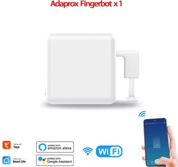 Adaprox Fingerbot De Kleinste Robot Smart Leven/Tuya/Adaprox App Controle Smart Mechanische Armen Werkt Met Alexa Google assistent wit