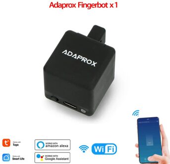 Adaprox Fingerbot De Kleinste Robot Smart Leven/Tuya/Adaprox App Controle Smart Mechanische Armen Werkt Met Alexa Google assistent zwart