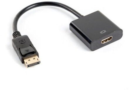 Adaptador Displayport Macho Een Hdmi Hembra Lanberg Ad-0009-bk-Resolución Hasta 1920X1200-Kabel 20 Cm