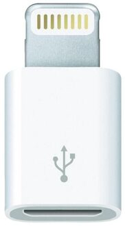 Adaptador micro usb a lightning 3go a200 - de micro usb hembra a lightning macho - 8 pin - color blanco