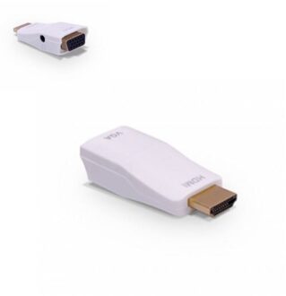 Adaptador vga-h a hdmi-m 3go a127 - color blanco