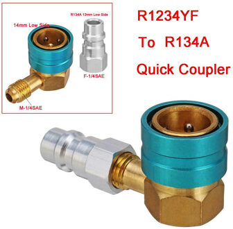 Adapter Airconditioning Auto Auto Connector Professionele Snelkoppeling Fittings Aluminium Stabiel Deel Conversie Lage Kant