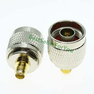 Adapter N plug male to SMA female jack RF Coax connector straight