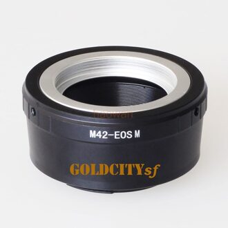Adapter Ring Voor M42 42Mm Mount Lens Canon Eosm/M2/M3/M5/M10 EF-M mirrorless Camera Body