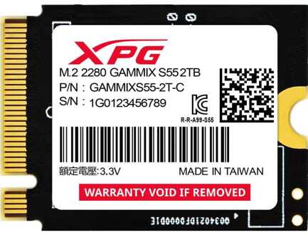 ADATA XPG GAMMIX S55 2 TB SSD