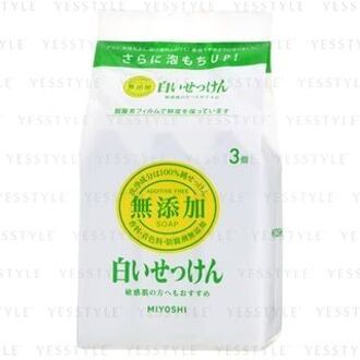 Additive-Free White Soap 108g x 3