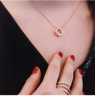 Adelise hangers - Oostenrijks kristal Wit en roségoud - One Size