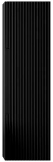 Adema Prime Balance Hoge Kast - 120x34.5x34.5cm - 1 deur - mat zwart - MDF 88221 Zwart mat