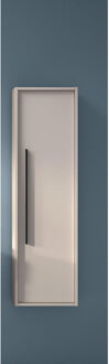 Adema Prime Essential Hoge Kast - 120x34.5x34.5cm - 1 deur - mat cotton (beige) - MDF AQUA_HIGH_CABINET_Cotton