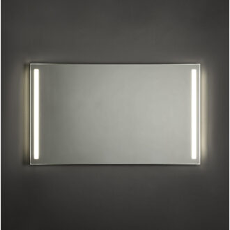 Adema Squared badkamerspiegel 120x70cm met verlichting links en rechts LED met spiegelverwarming en sensor schakelaar